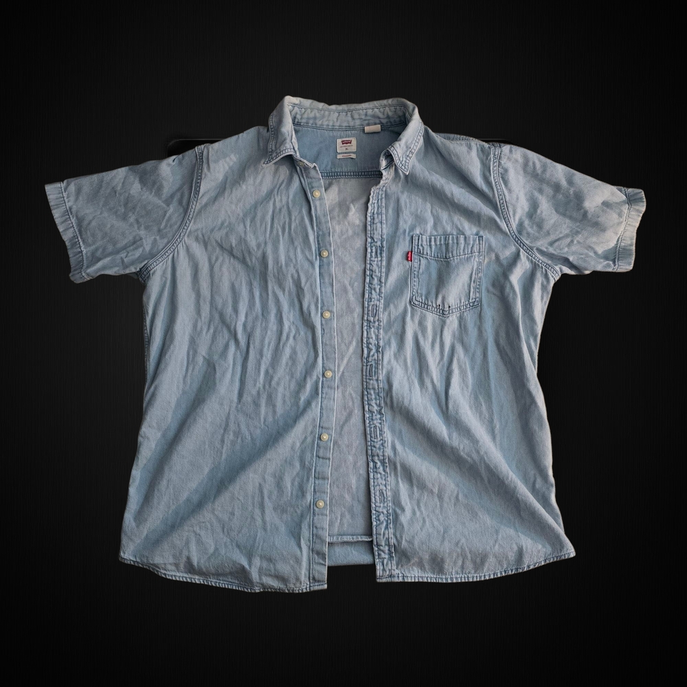 Levi's Blue Casual Button Down Shirt Classic Style